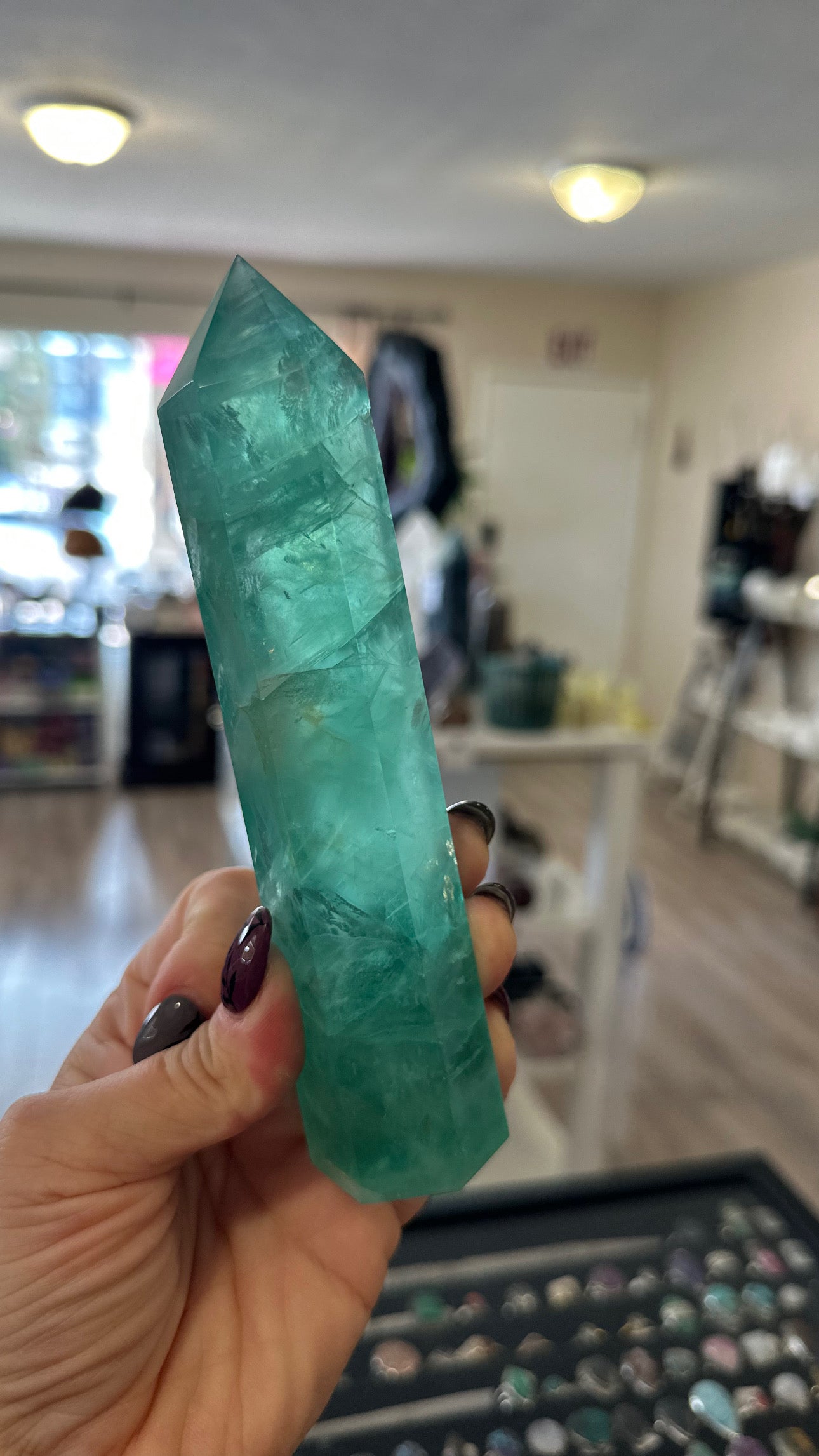 Green Fluorite Tower
