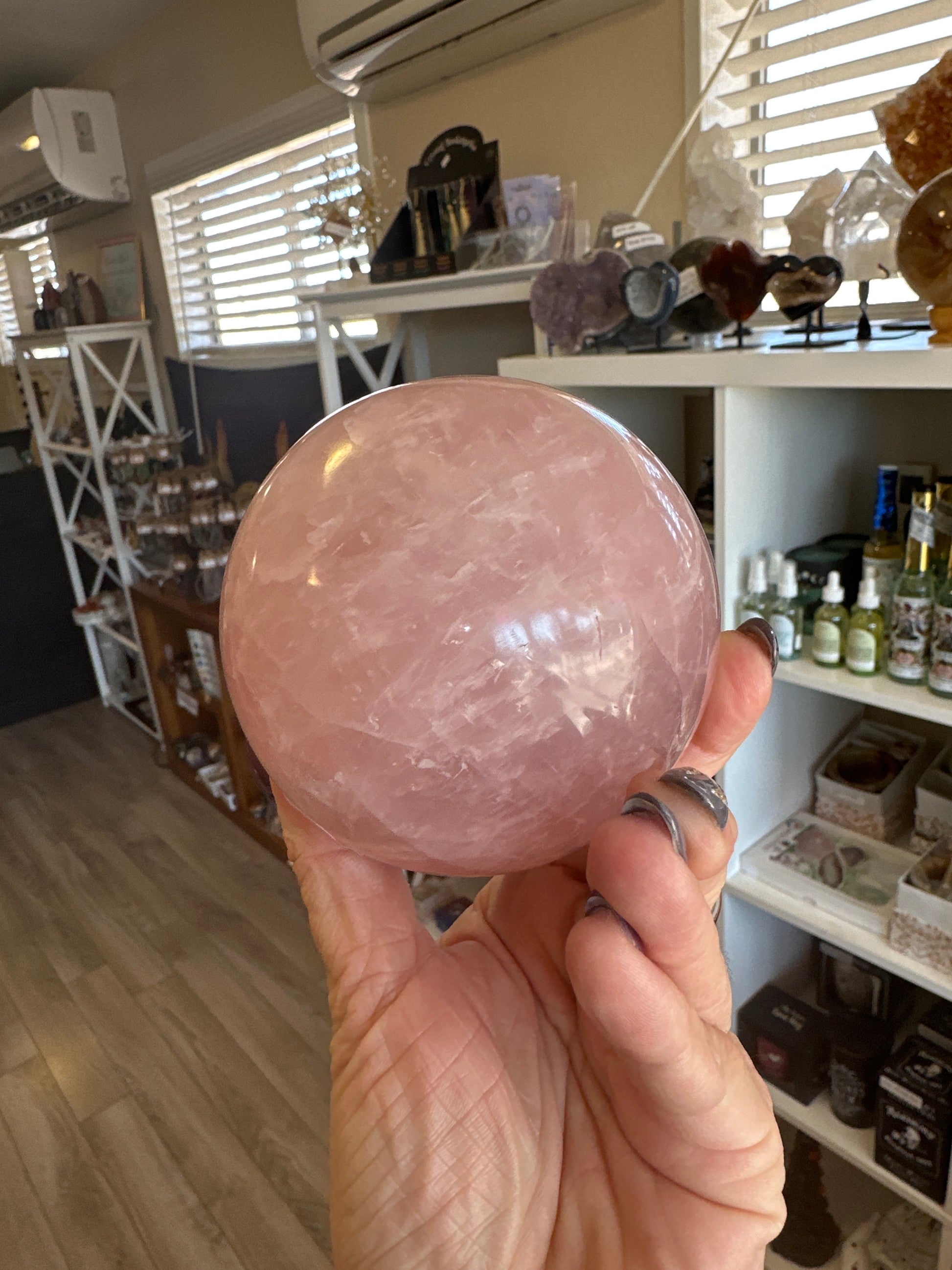 Rose Quartz Sphere