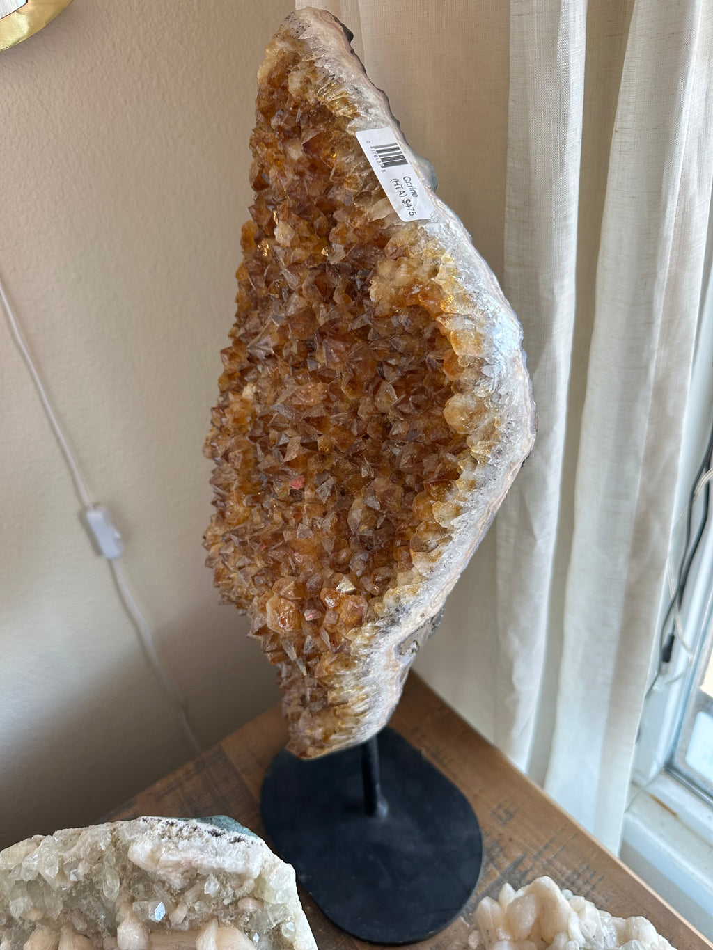 Citrine (HTA) display piece 22” tall