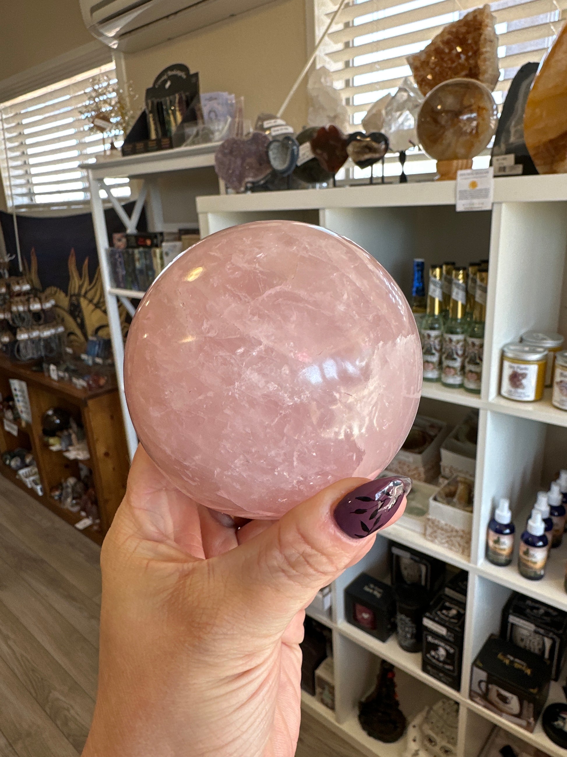Rose Quartz Sphere
