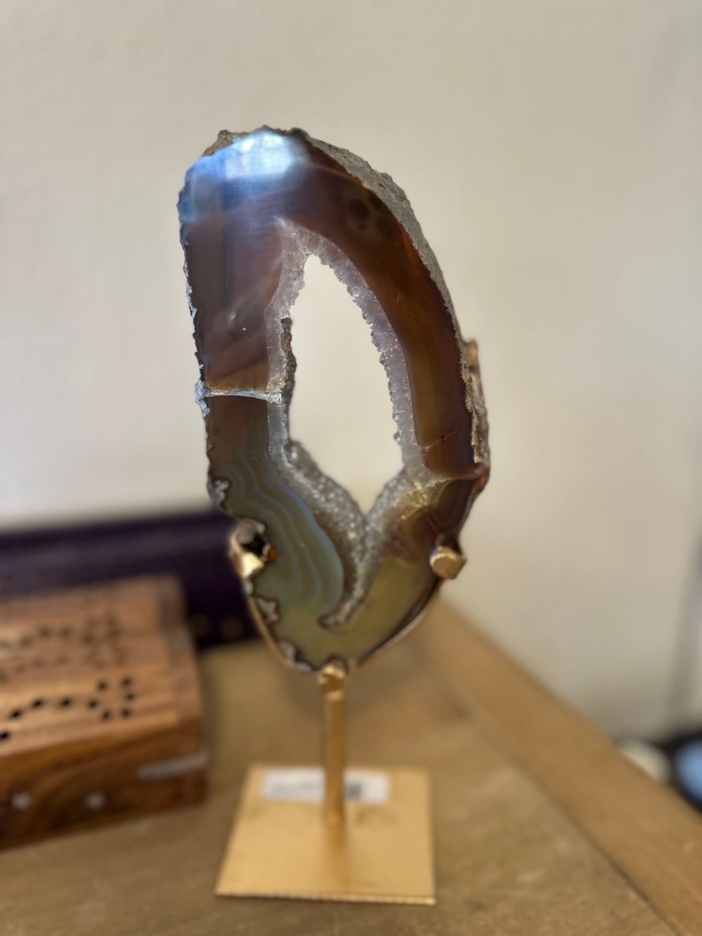 Aura Druzy Agate Geode