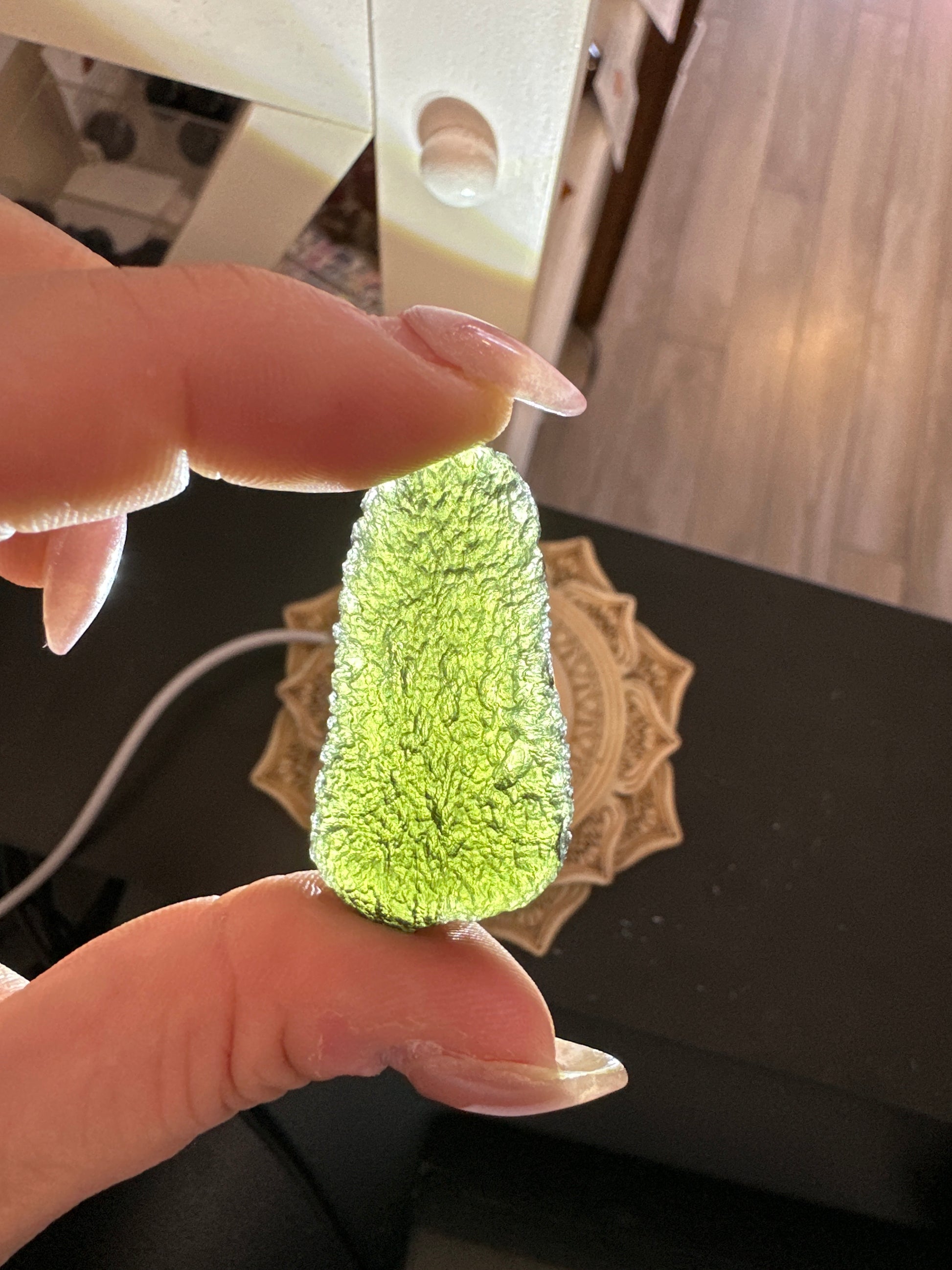 Moldavite 10.5 gram no damage