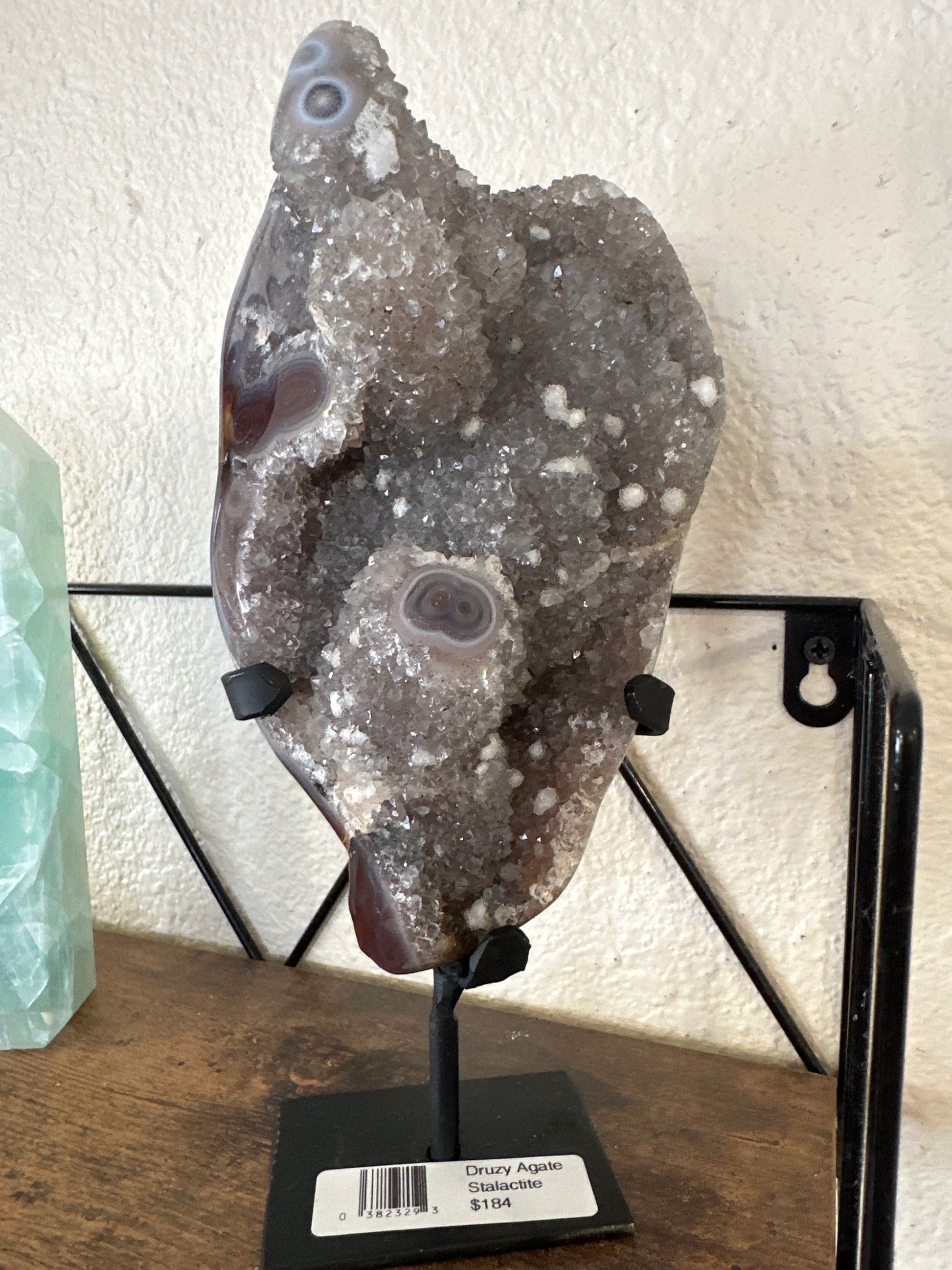 Druzy Agate Stalactite