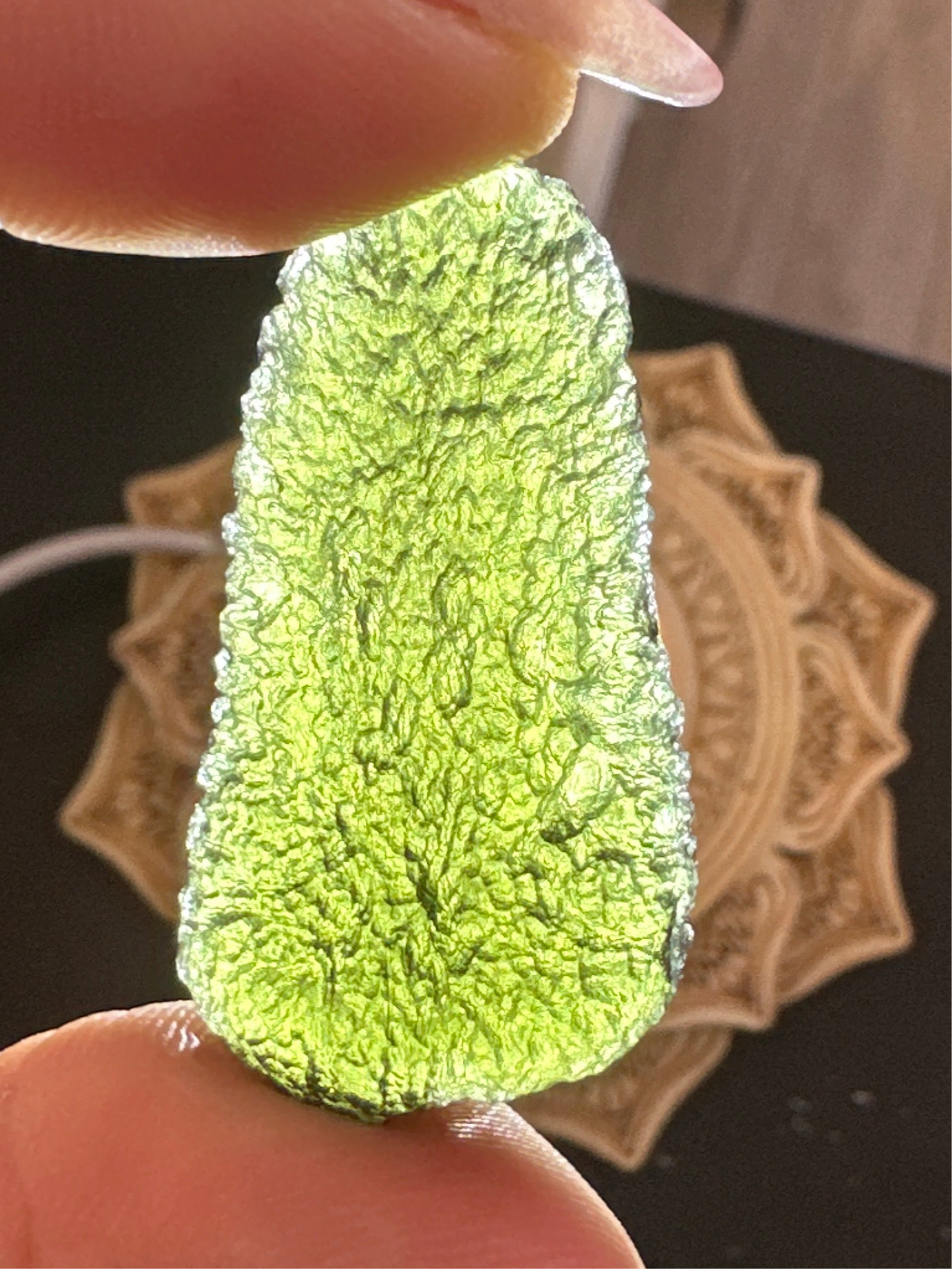 Moldavite 10.5 gram no damage