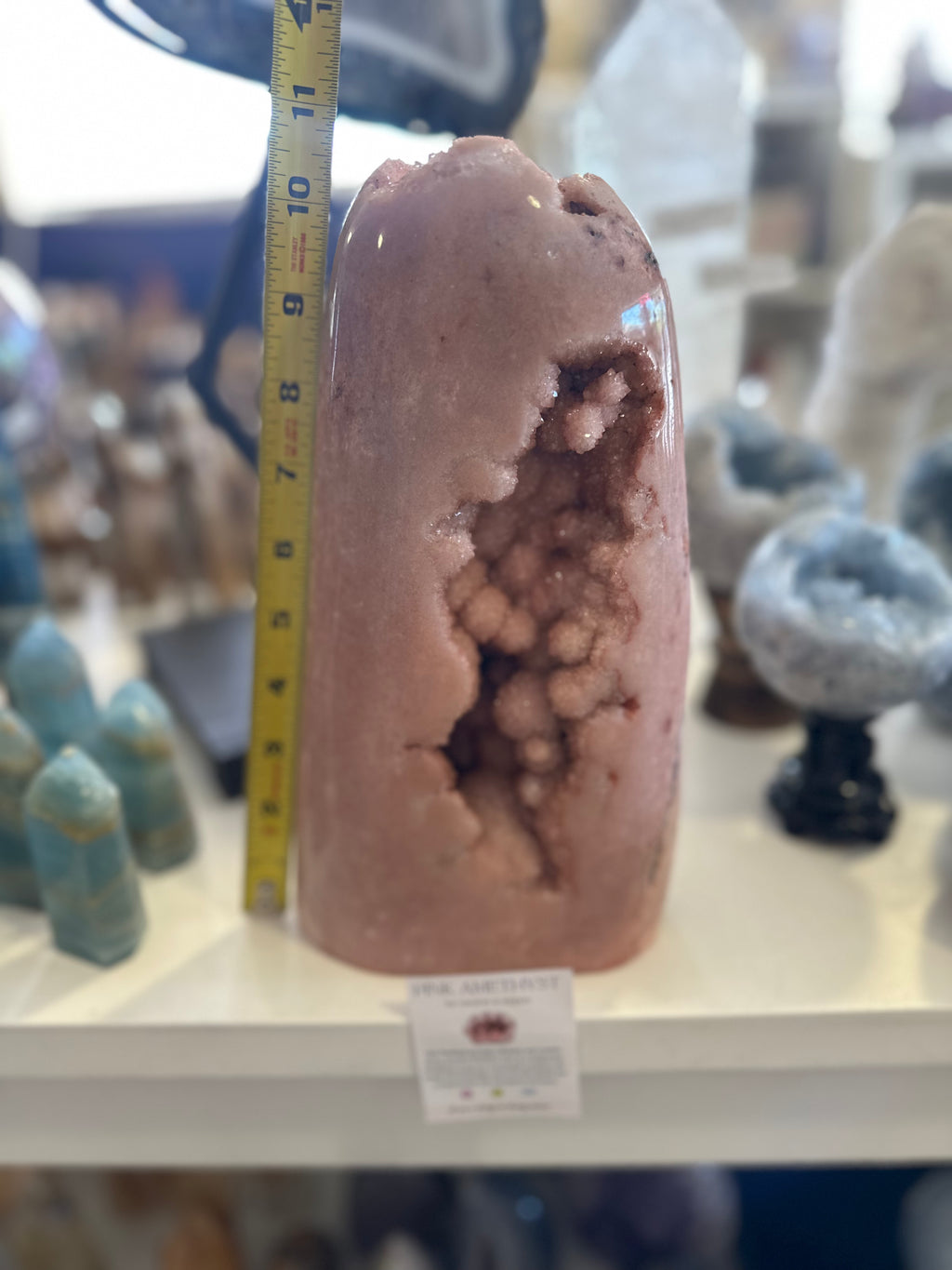Pink Amethyst Geode