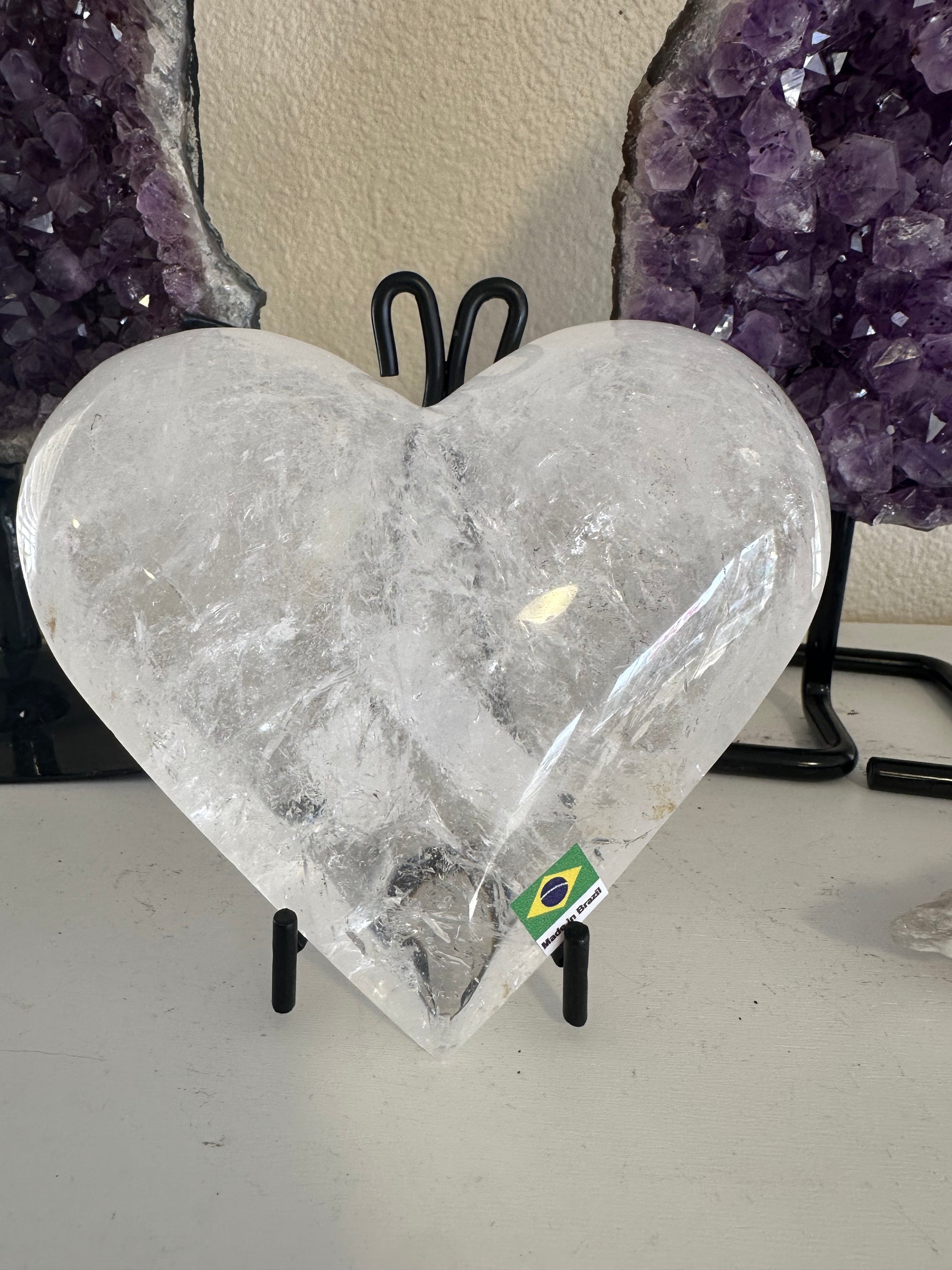 Clear Quartz Heart