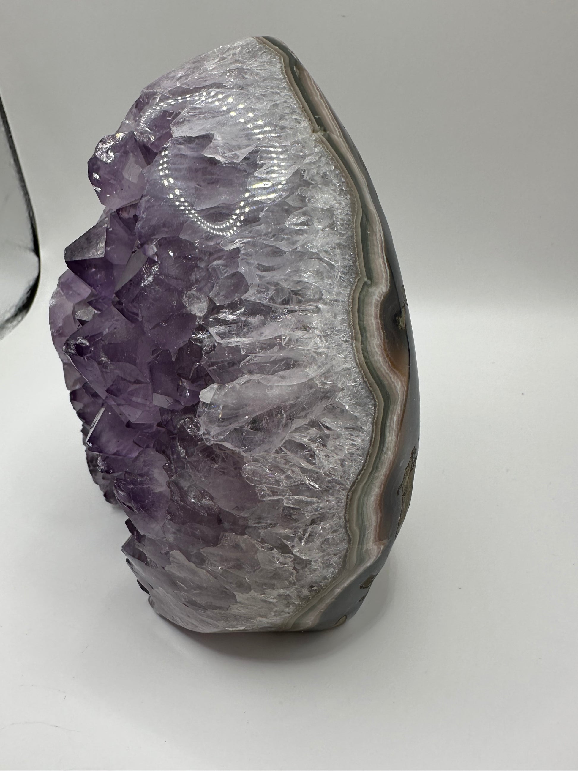 Druzy Agate Flame
