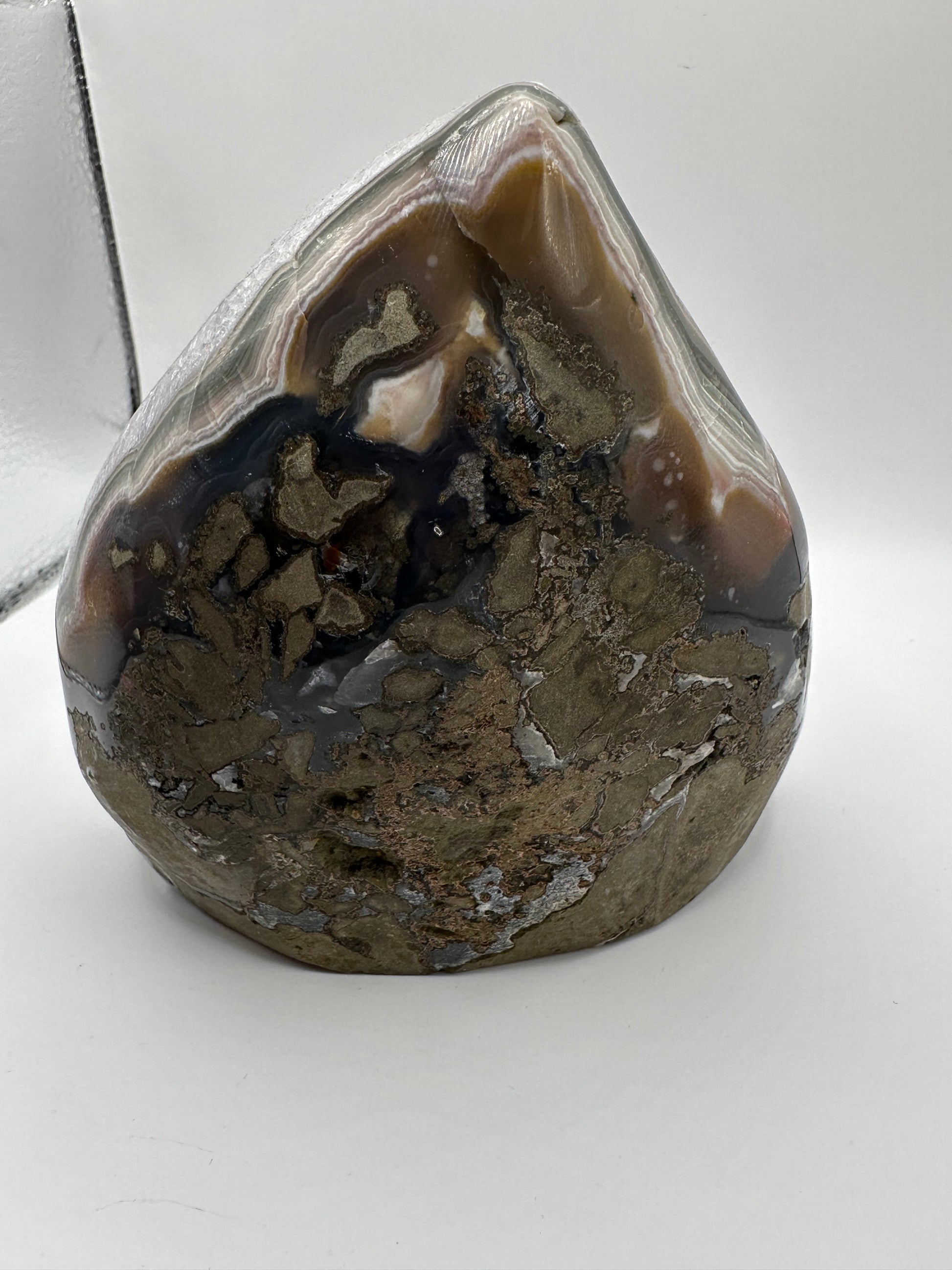 Druzy Agate Flame