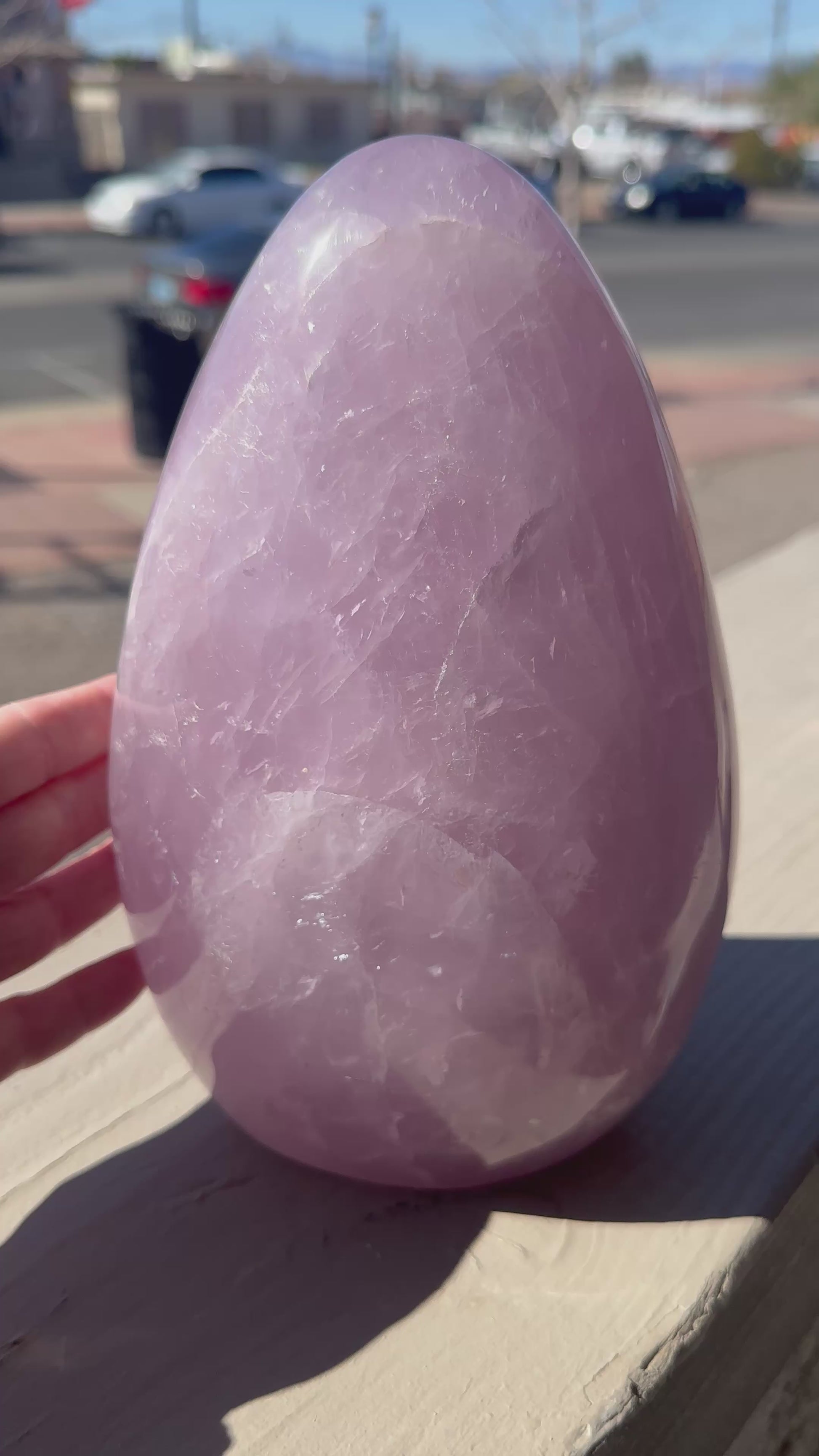 Purple Rose Quartz Freeform