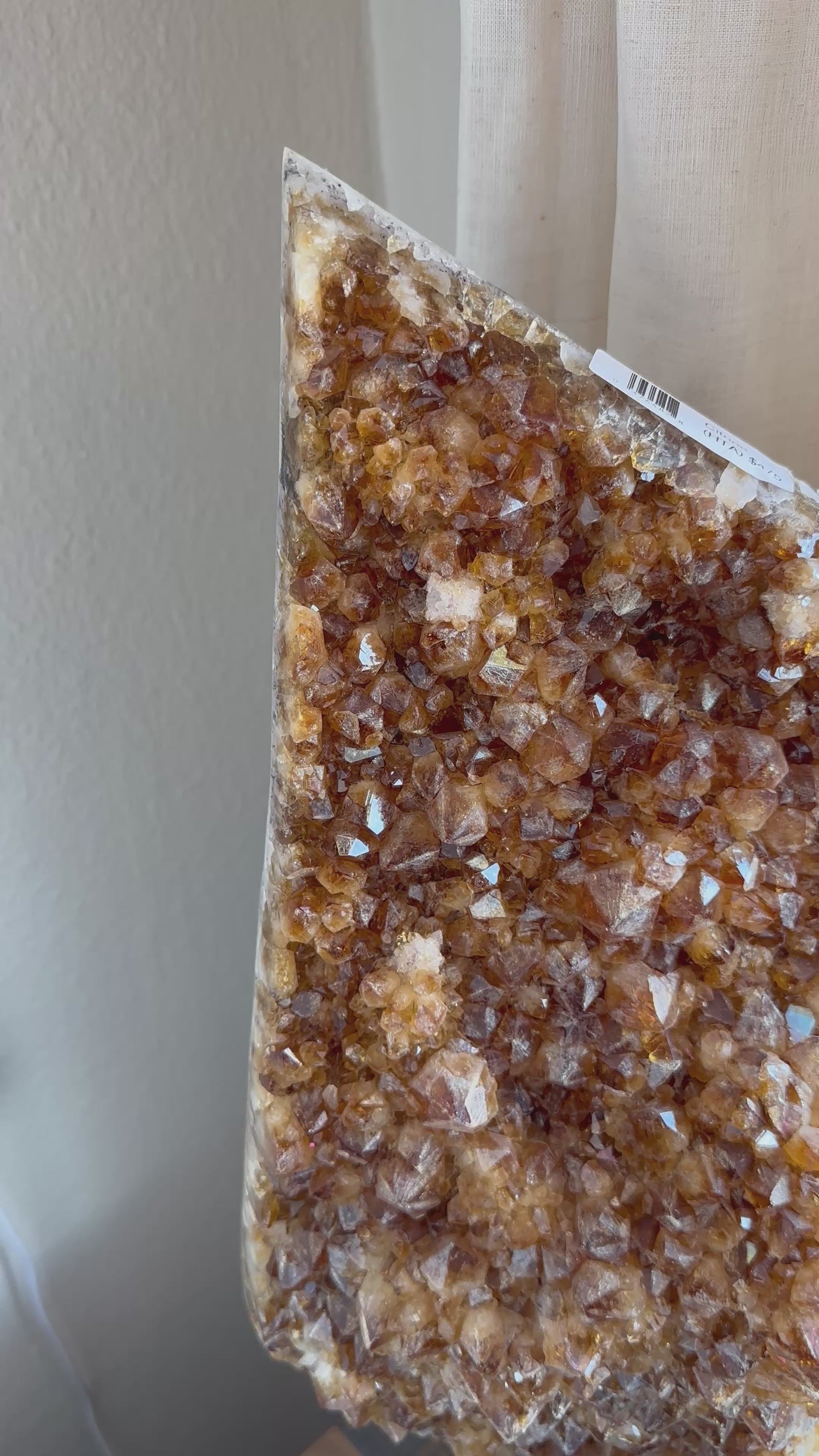 Citrine (HTA) display piece 22” tall